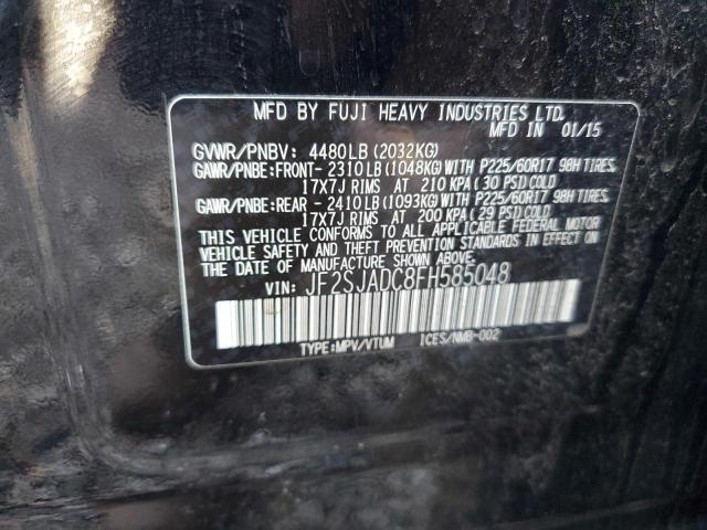 2015 SUBARU FORESTER 2 - JF2SJADC8FH585048