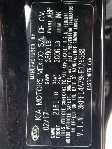2017 KIA FORTE LX - 3KPFL4A79HE126588