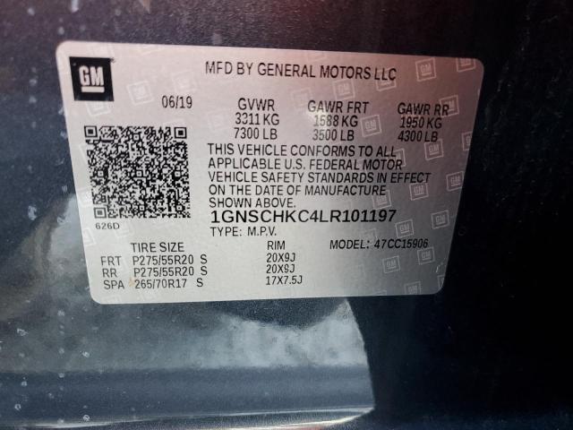2020 CHEVROLET SUBURBAN C - 1GNSCHKC4LR101197