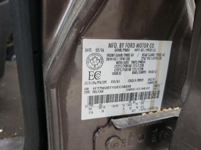 2016 FORD F250 SUPER - 1FT7W2BT1GEC08255
