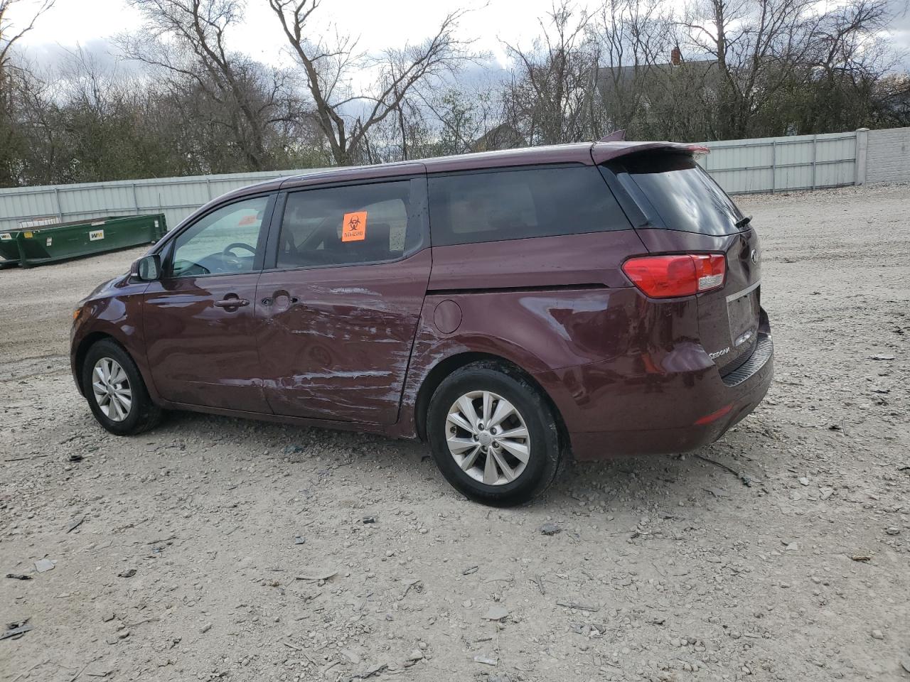 Lot #2962645866 2017 KIA SEDONA LX