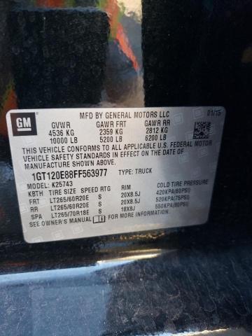 2015 GMC SIERRA K25 - 1GT120E88FF563977