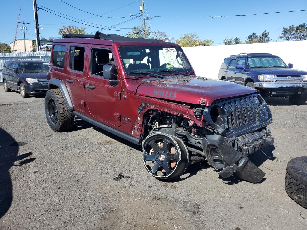 Lot #2974307475 2021 JEEP WRANGLER U