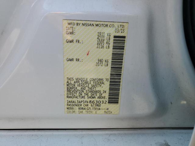 2015 NISSAN ALTIMA 2.5 - 1N4AL3AP5FN863032