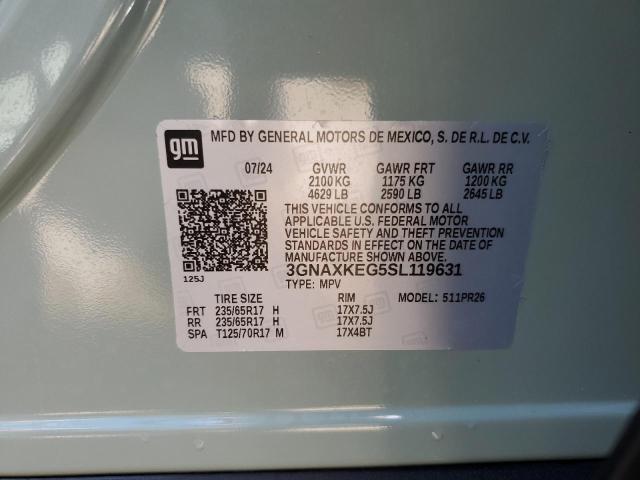 2025 CHEVROLET EQUINOX AC - 3GNAXKEG5SL119631