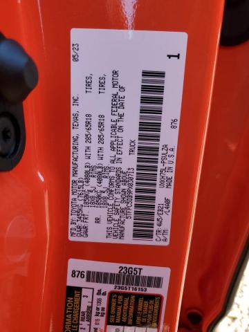 2023 TOYOTA TUNDRA CRE - 5TFPC5DB9PX030713