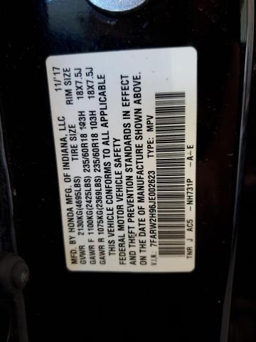 2018 HONDA CR-V TOURI - 7FARW2H96JE002623