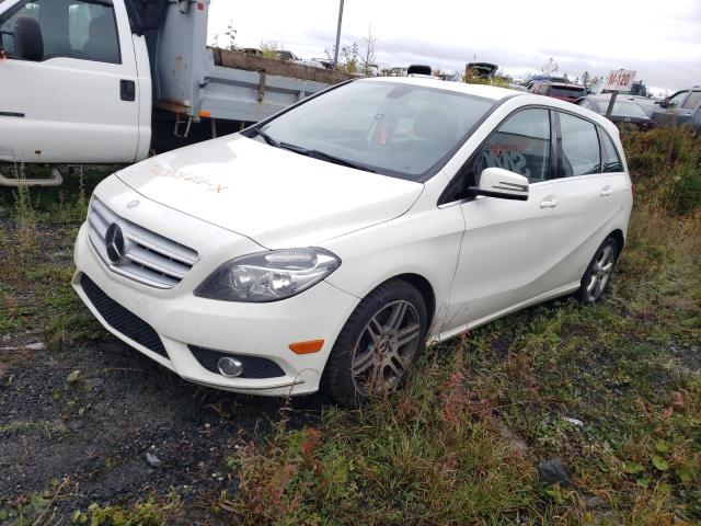 MERCEDES-BENZ B250 2014 white hatchbac gas WDDMH4EB7EJ217466 photo #1