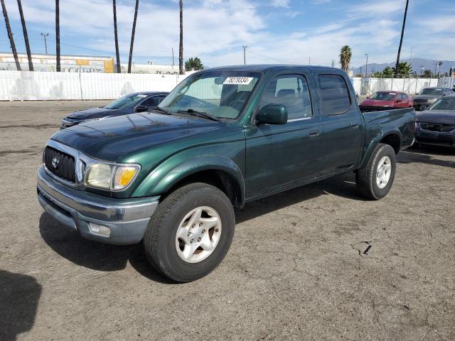 TOYOTA TACOMA DOU 2003 green  gas 5TEGN92N03Z158565 photo #1