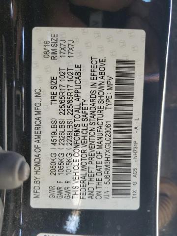 2016 HONDA CR-V EXL - 5J6RM3H7XGL023061