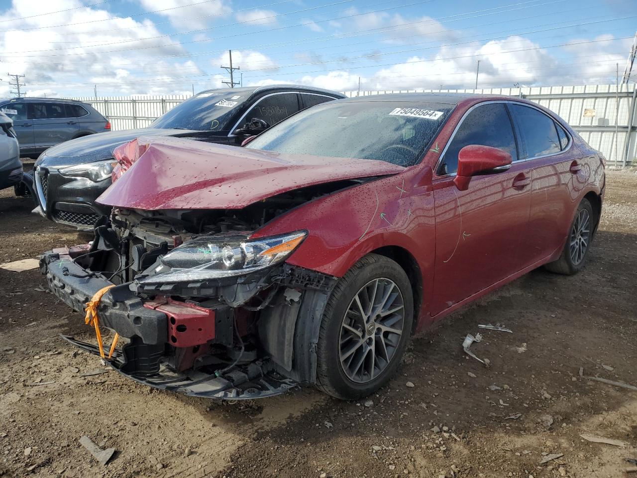 Lot #2943131423 2016 LEXUS ES 350