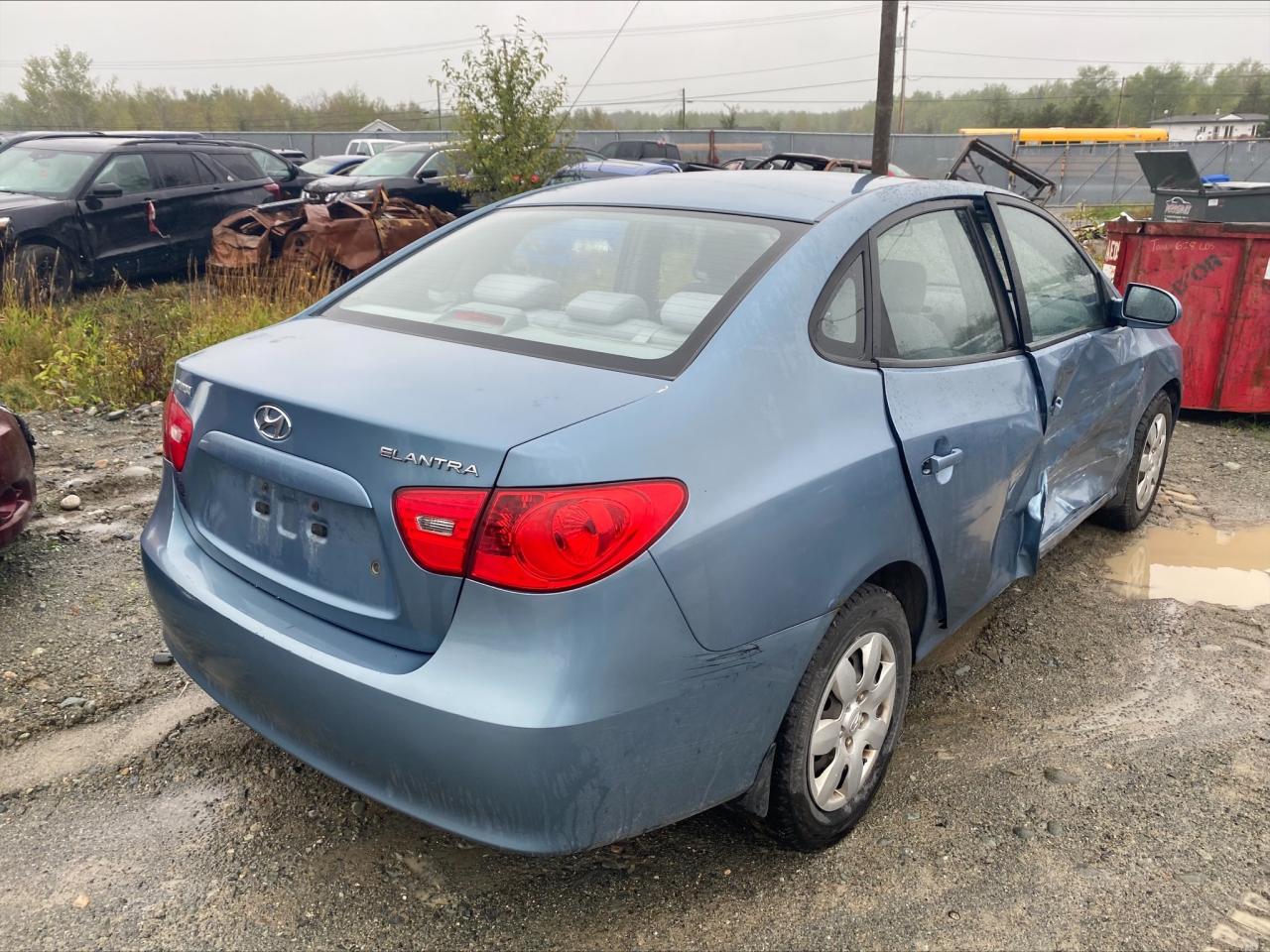 HYUNDAI ELANTRA GL 2007 blue sedan 4d gas KMHDU45D07U068080 photo #4