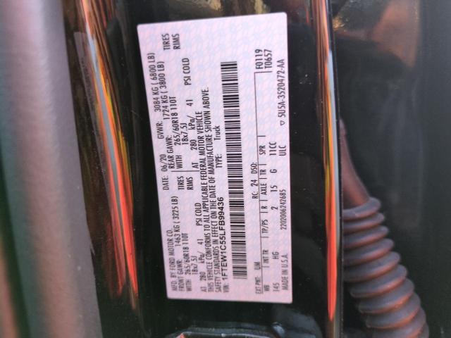 2020 FORD F150 SUPER - 1FTEW1C55LFB99436