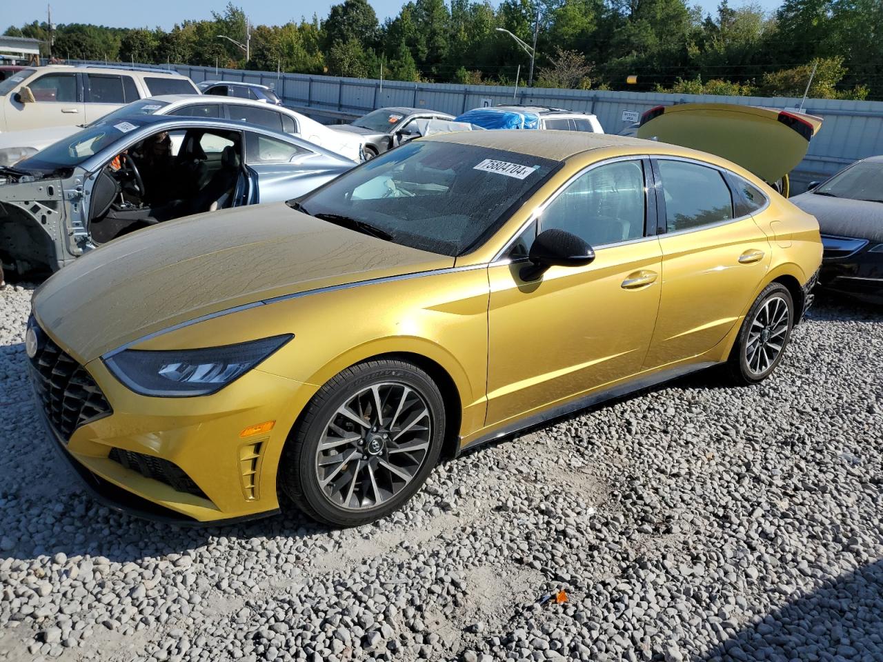 Lot #2943111476 2020 HYUNDAI SONATA SEL