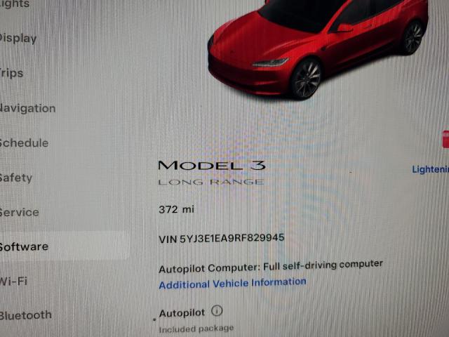 2024 TESLA MODEL 3 - 5YJ3E1EA9RF829945