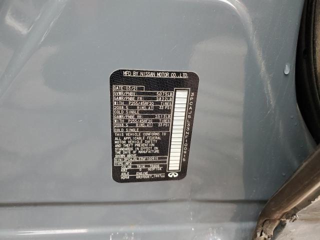 2022 INFINITI QX55 SENSO 3PCAJ5L33NF100915