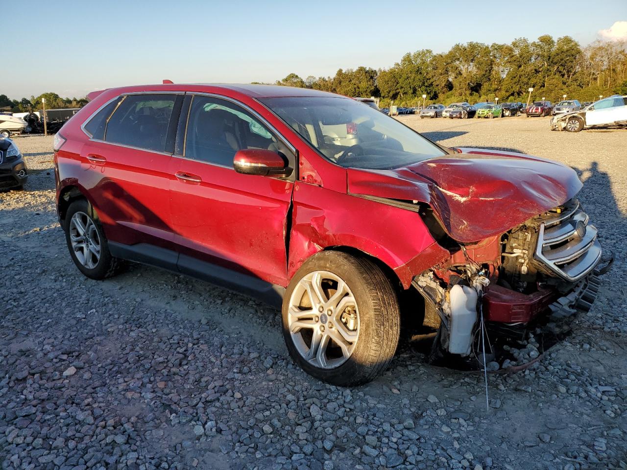 Lot #2938124935 2018 FORD EDGE TITAN