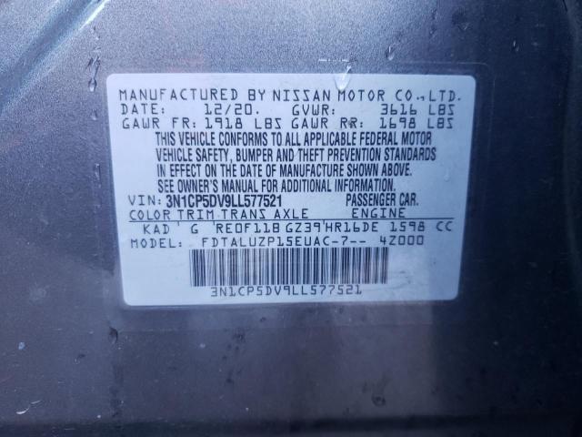 2020 NISSAN KICKS SR - 3N1CP5DV9LL577521