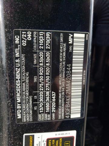 2021 MERCEDES-BENZ GLE 350 4M - 4JGFB4KE2MA420844