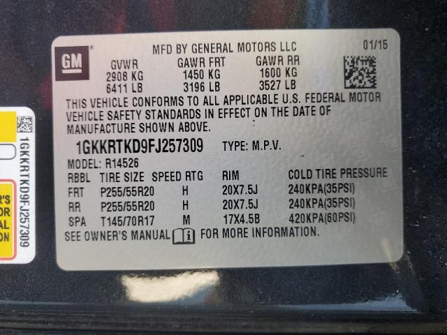 2015 GMC ACADIA DEN - 1GKKRTKD9FJ257309