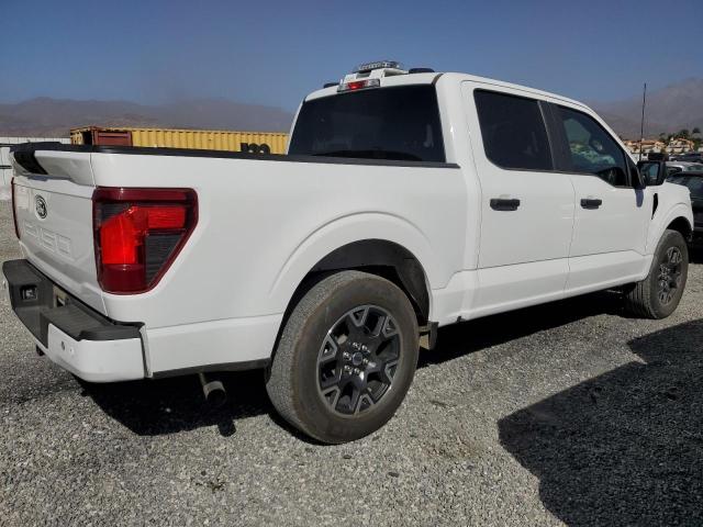 FORD F150 STX 2024 white  gas 1FTEW2KP4RKD30686 photo #4