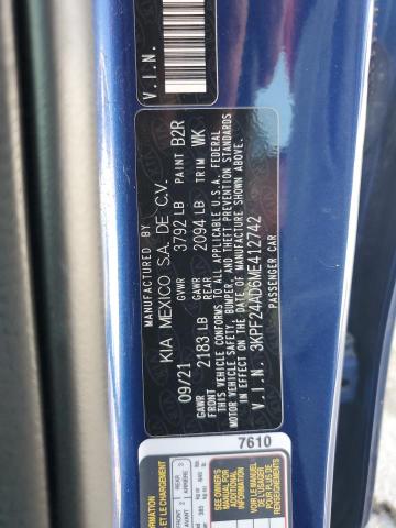 2021 KIA FORTE FE - 3KPF24AD6ME412742
