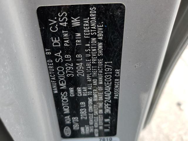 2019 KIA FORTE FE - 3KPF24AD4KE031971