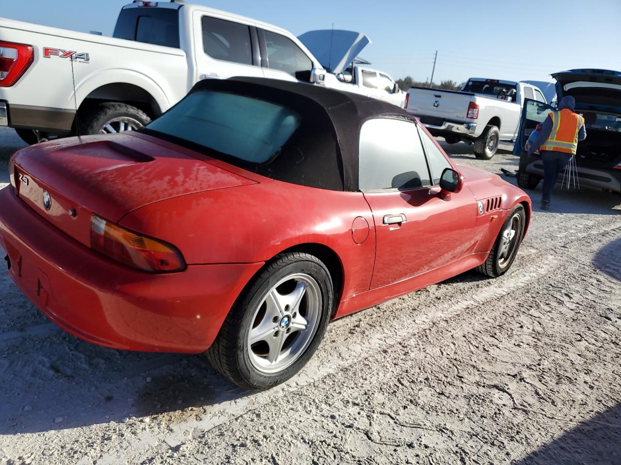 BMW Z3 1.9 1998 red  gas 4USCH7327WLE06471 photo #4