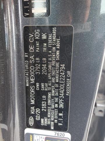 2020 KIA FORTE GT L - 3KPF34AD0LE224794