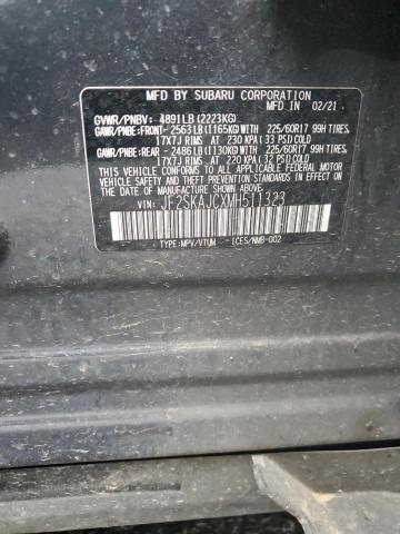 2021 SUBARU FORESTER P - JF2SKAJCXMH511323