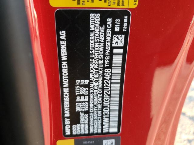 2023 MINI COOPER SE WMW13DJ03P2U22468