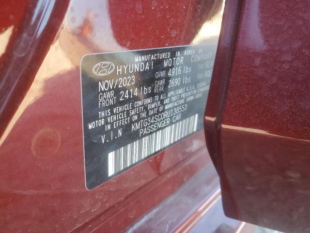 2024 GENESIS G70 BASE - KMTG34SC0RU138553