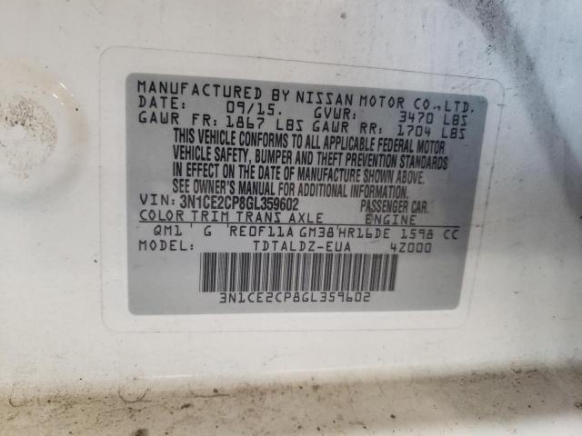 2016 NISSAN VERSA NOTE - 3N1CE2CP8GL359602