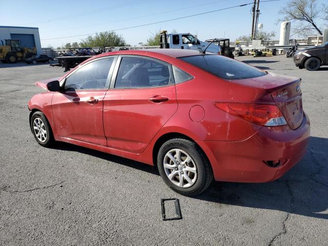 HYUNDAI ACCENT GLS 2014 red sedan 4d gas KMHCT4AE4EU749496 photo #3