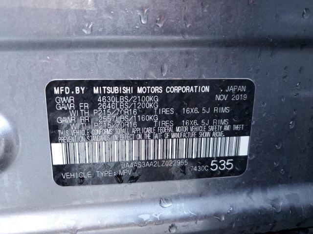 2020 MITSUBISHI ECLIPSE CR - JA4AS3AA2LZ022955