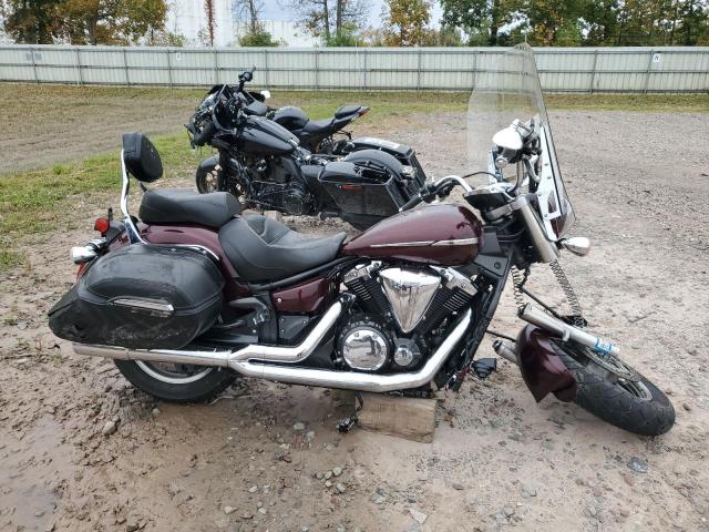 YAMAHA XVS1300 CT 2008 maroon road/str gas JYAVP25E28A007552 photo #1