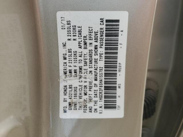 2017 HONDA ACCORD EXL - 1HGCR2F85HA155792