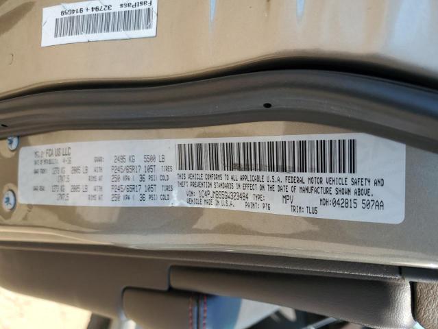 2016 JEEP CHEROKEE T - 1C4PJMBS5GW323484