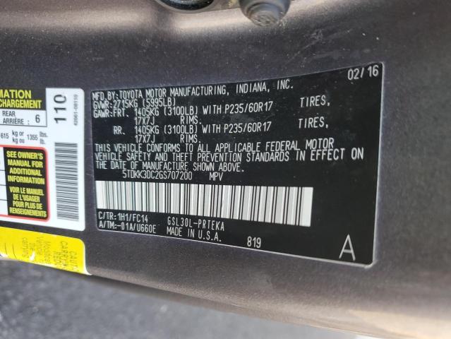 2016 TOYOTA SIENNA LE - 5TDKK3DC2GS707200