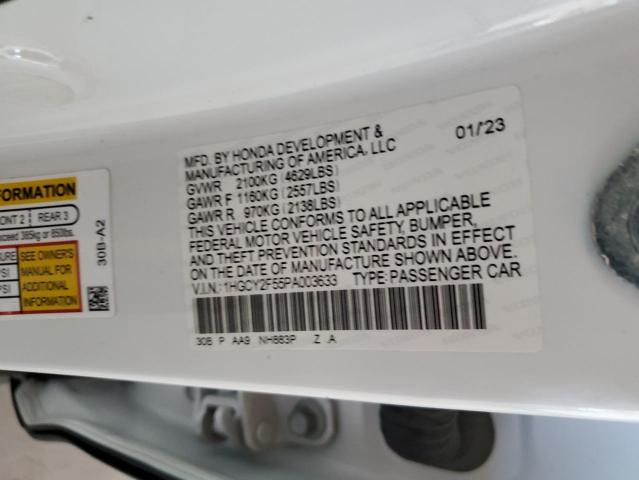 2023 HONDA ACCORD HYB - 1HGCY2F55PA003633