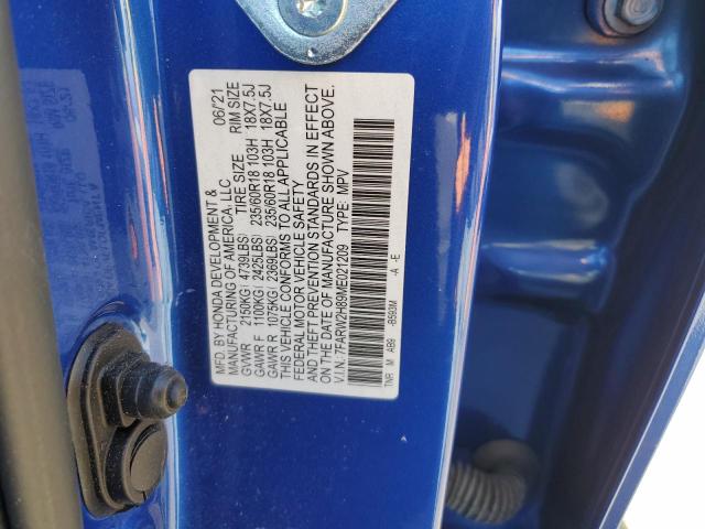 2021 HONDA CR-V EXL - 7FARW2H89ME021209