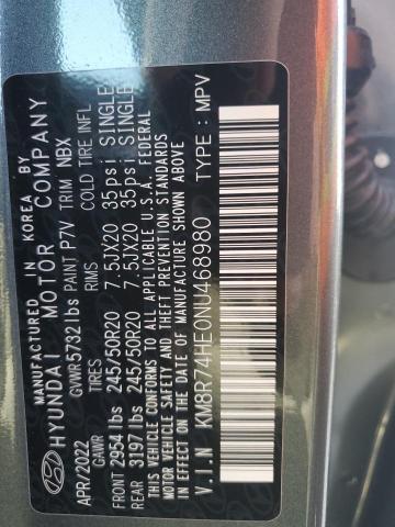 2022 HYUNDAI PALISADE C - KM8R74HE0NU468980
