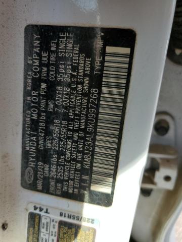 2019 HYUNDAI TUCSON KM8J33AL9KU997268