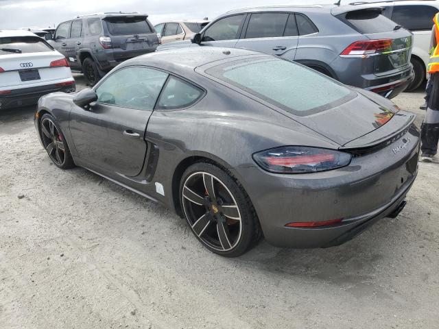 PORSCHE CAYMAN S 2022 gray  gas WP0AB2A89NS263274 photo #3