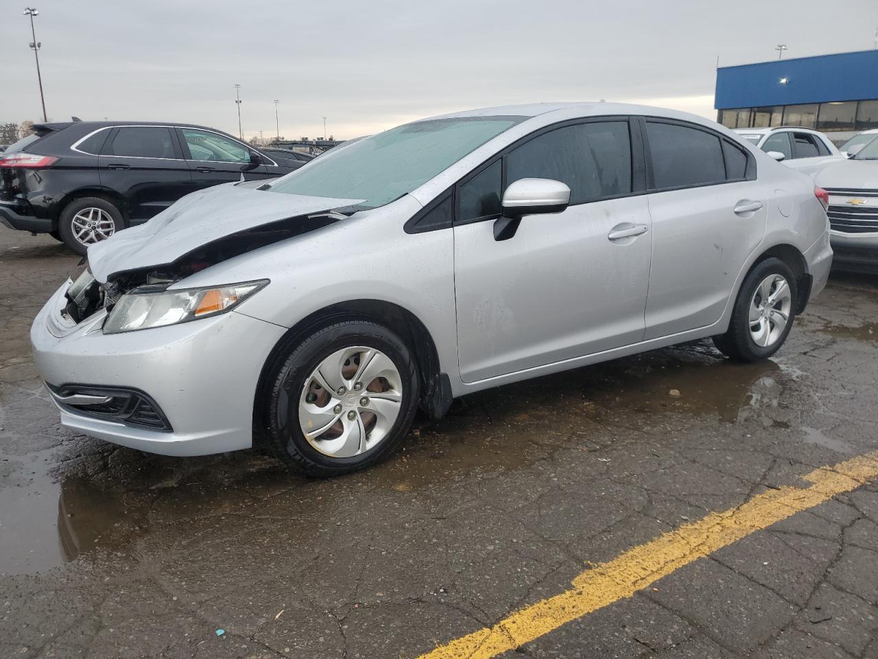 Lot #2928626735 2015 HONDA CIVIC LX