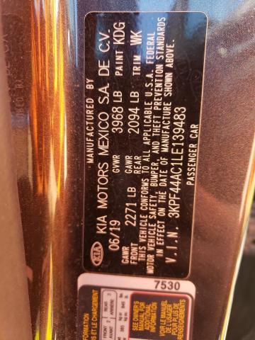 2020 KIA FORTE GT - 3KPF44AC1LE139483