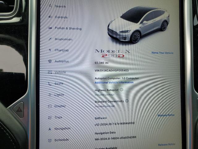 VIN 5YJXCAE41GF005453 2016 Tesla MODEL X no.9