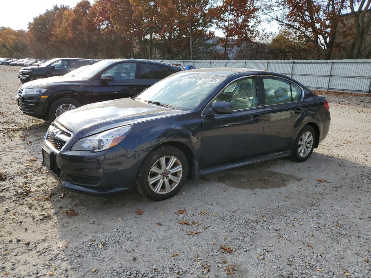 SUBARU LEGACY 2.5 2013 blue  gas 4S3BMBC62D3020344 photo #1