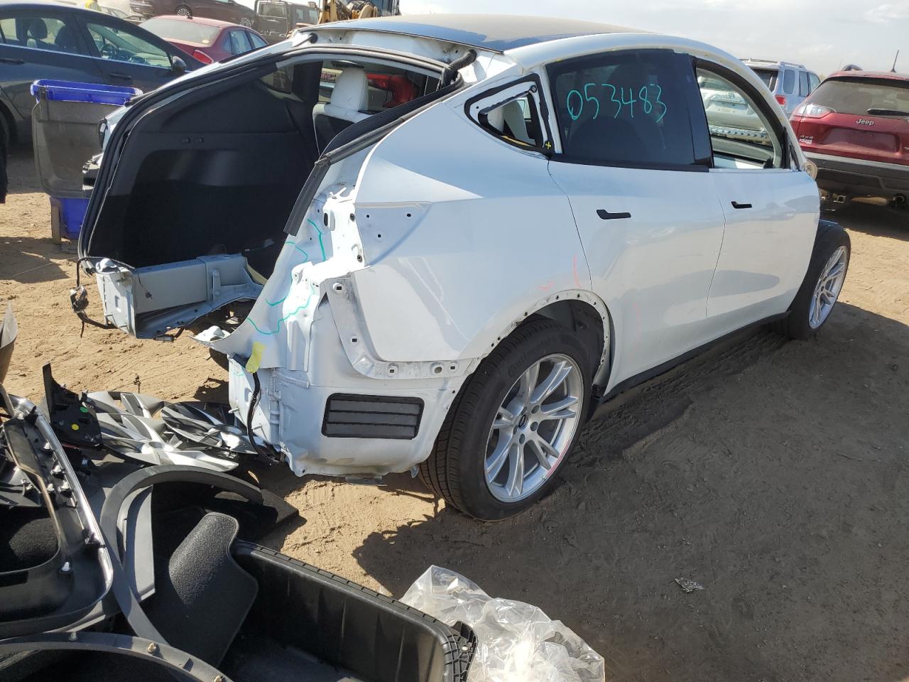 Lot #2924101131 2020 TESLA MODEL Y