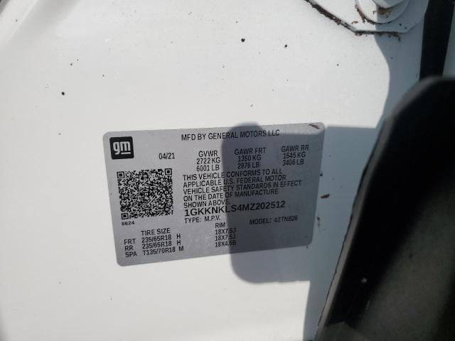 2021 GMC ACADIA SLE - 1GKKNKLS4MZ202512